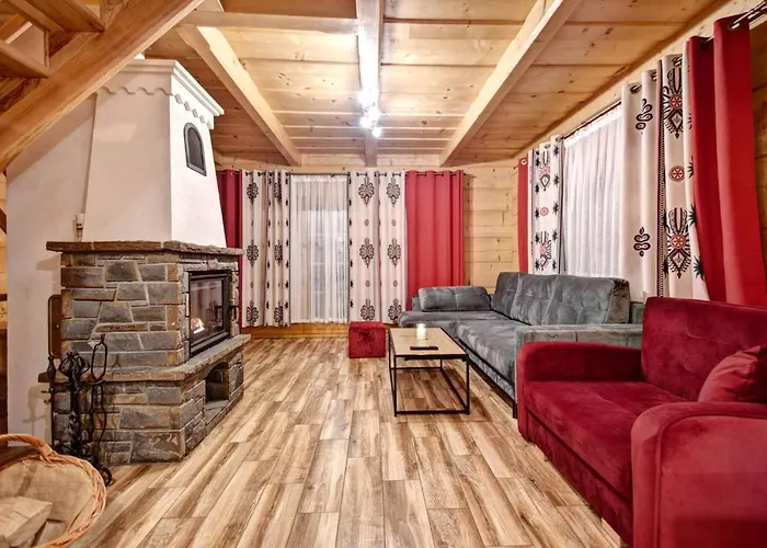 Drewniany Luxury Dabrowa בית נופש