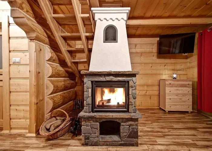 Drewniany Luxury Dabrowa זקופאנה